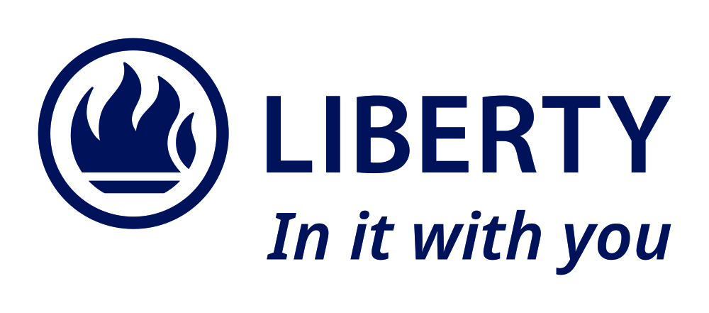 Liberty logo and Tag Line Horizontal
