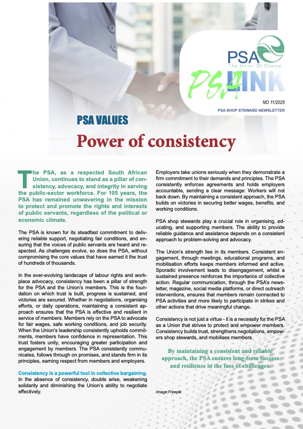 PSA Link 11 of 2025