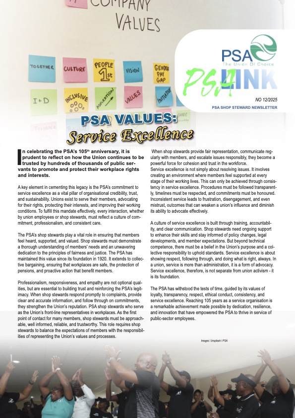 PSA Link 12 of 2025